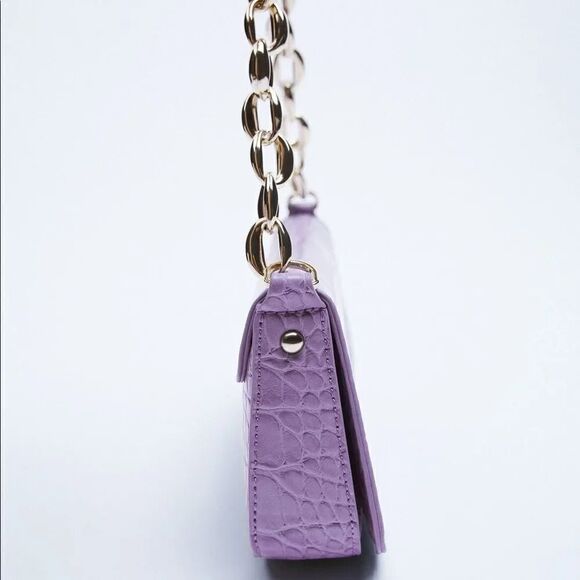 ZARA CHAIN SHOULDER STRAP BAG - Picture 5 of 5